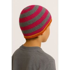 Kids Striped Wool Knit Winter Beanie Hat Toddler / Youth Cold Weather‎ Accessory